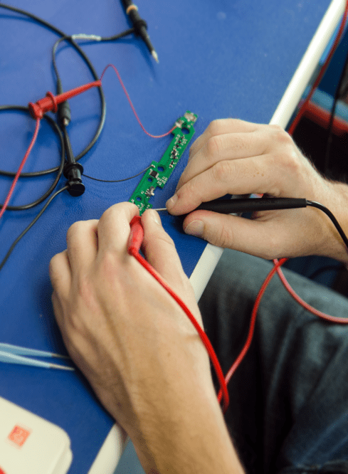 Closeup Photo of Kent Displays-Electronic Design Testing