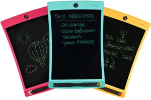 boogie board writing tablet in 3 colors